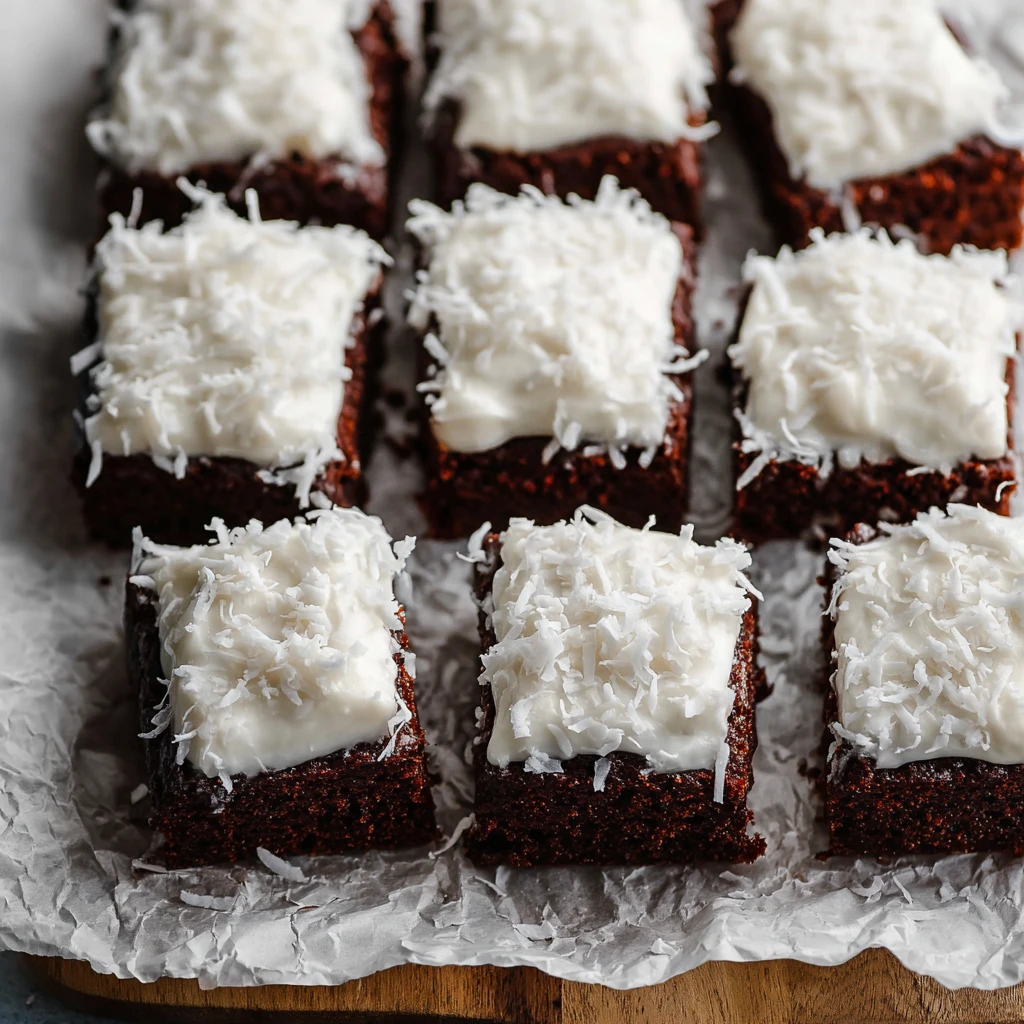 Healthy Chocolate Coconut Cake Recipe Low-calorie Coconut Chocolate Snack Cake Gluten-free Chocolate Coconut Cake Vegan Ch...