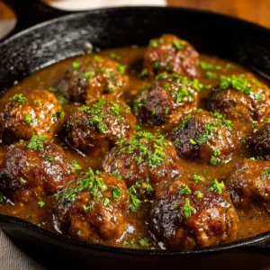 Meatballs and Gravy