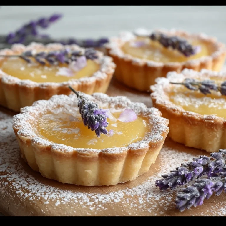 Mini Salted Honey Lavender Pies Beautiful Floral Dessert