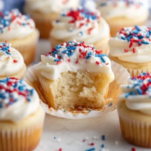 Mini Vanilla Cupcake Bites