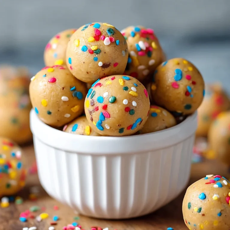 Nobake Cake Batter Protein Balls Amazing 9step Treat