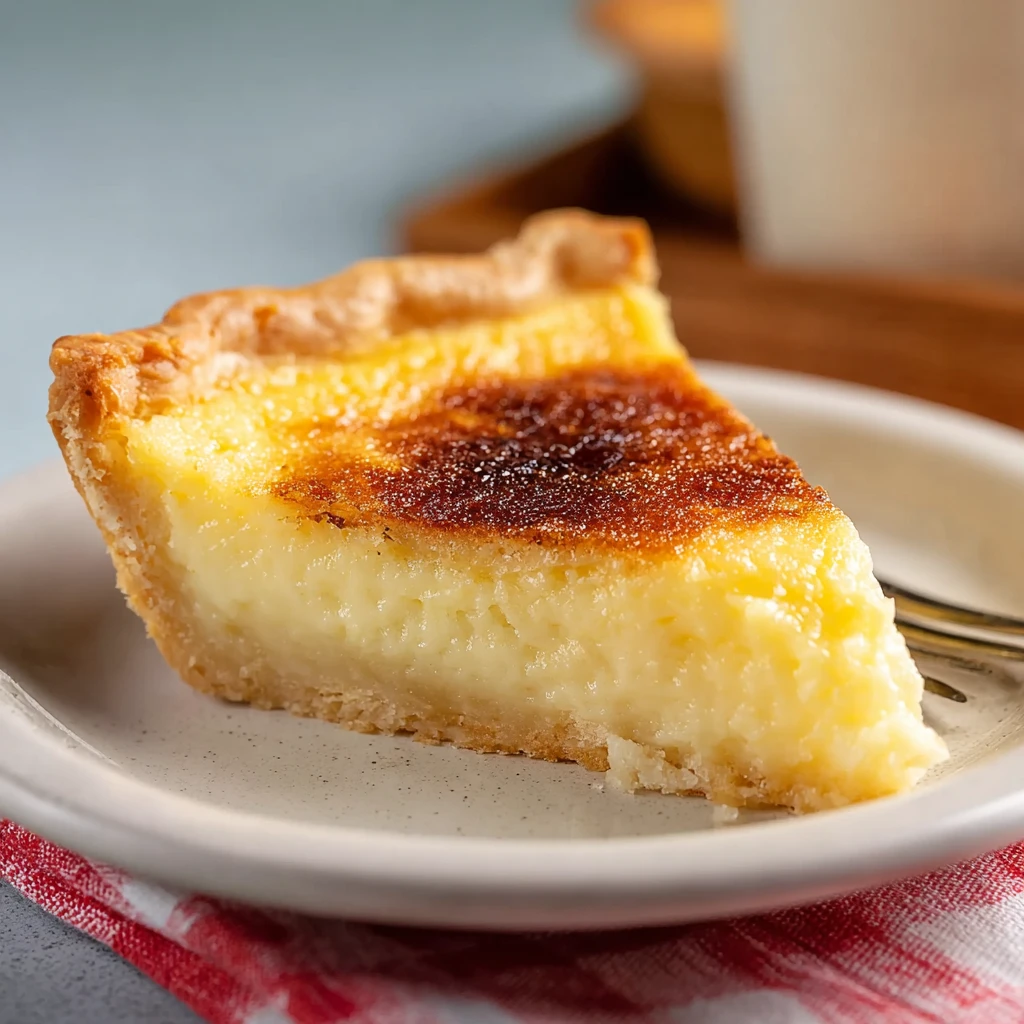 Oldfashioned Lemon Sponge Pie