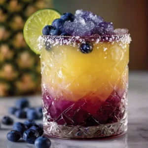 Pineapple Blueberry Margarita Recipe