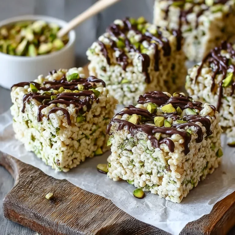 Pistachio Rice Krispie Treats Recipe Dark Chocolate Pistachio Bars Chewy Pistachio Dessert Ideas Nutty Rice Krispie Treats...