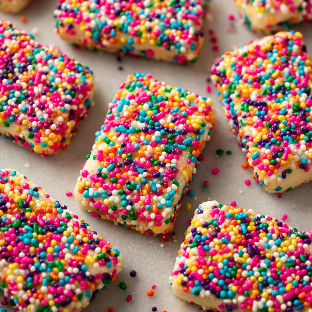 Rainbow Sprinkle Butter Cookies