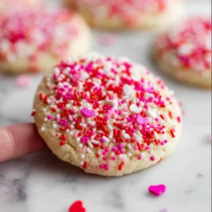 Soft and Chewy Sprinkle Sugar Cookies