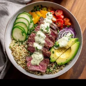 Easy Steak Quinoa Bowl (High Protein, 30 Minutes)