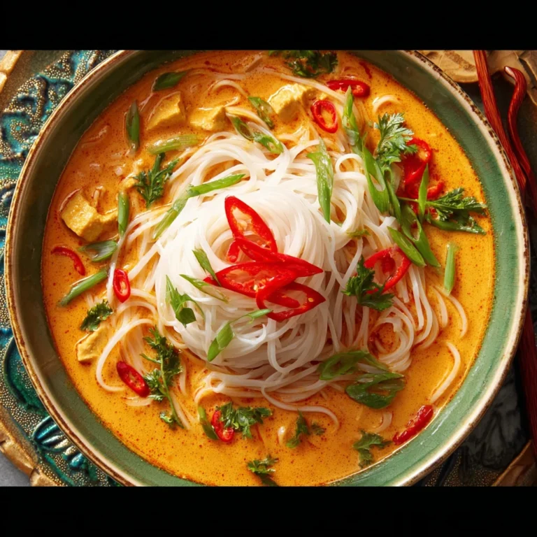 Thai Red Curry Noodle Soup