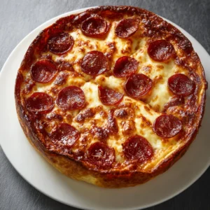 Pepperoni pie