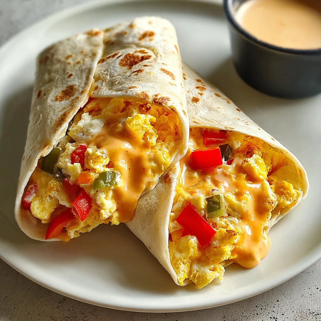 Best Sheet Pan Breakfast Burritos Recipe Creamy Chipotle Sauce For Burritos Easy Sheet Pan Burrito Breakfast High Protein ...