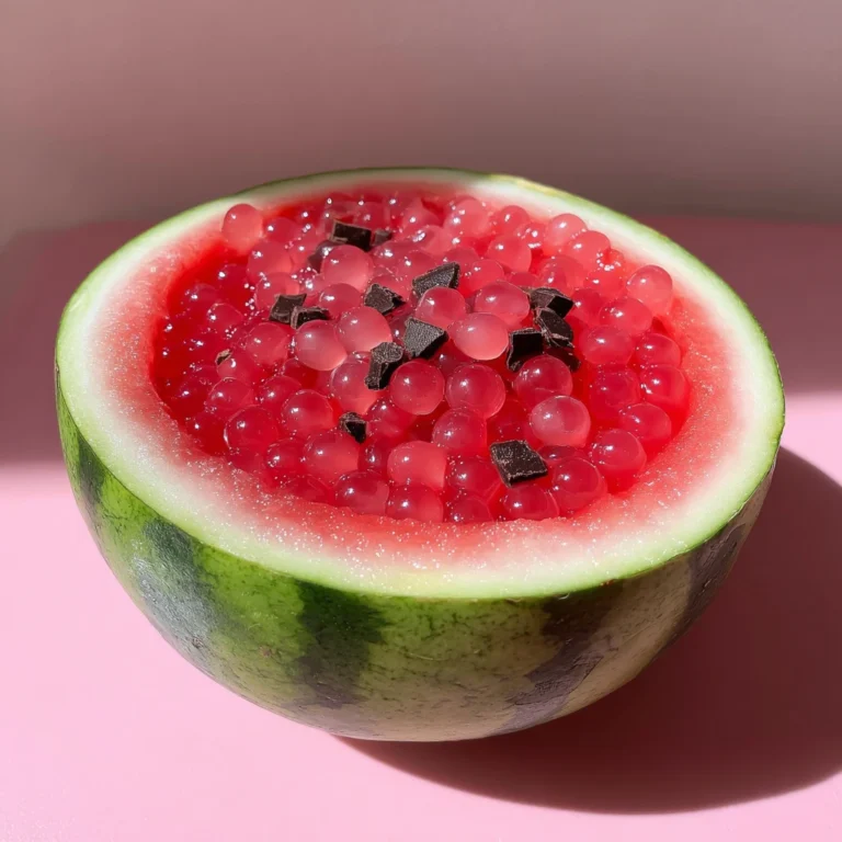Boba Watermelon Poping Boba Recipes Easy Ingredient Recipes Bubble Tea Fruit Random Fruit Watermelon Food How To Make Popp...
