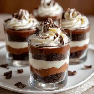 Chocolate Layer Dessert Cups: Indulgent Bliss in Every Bite