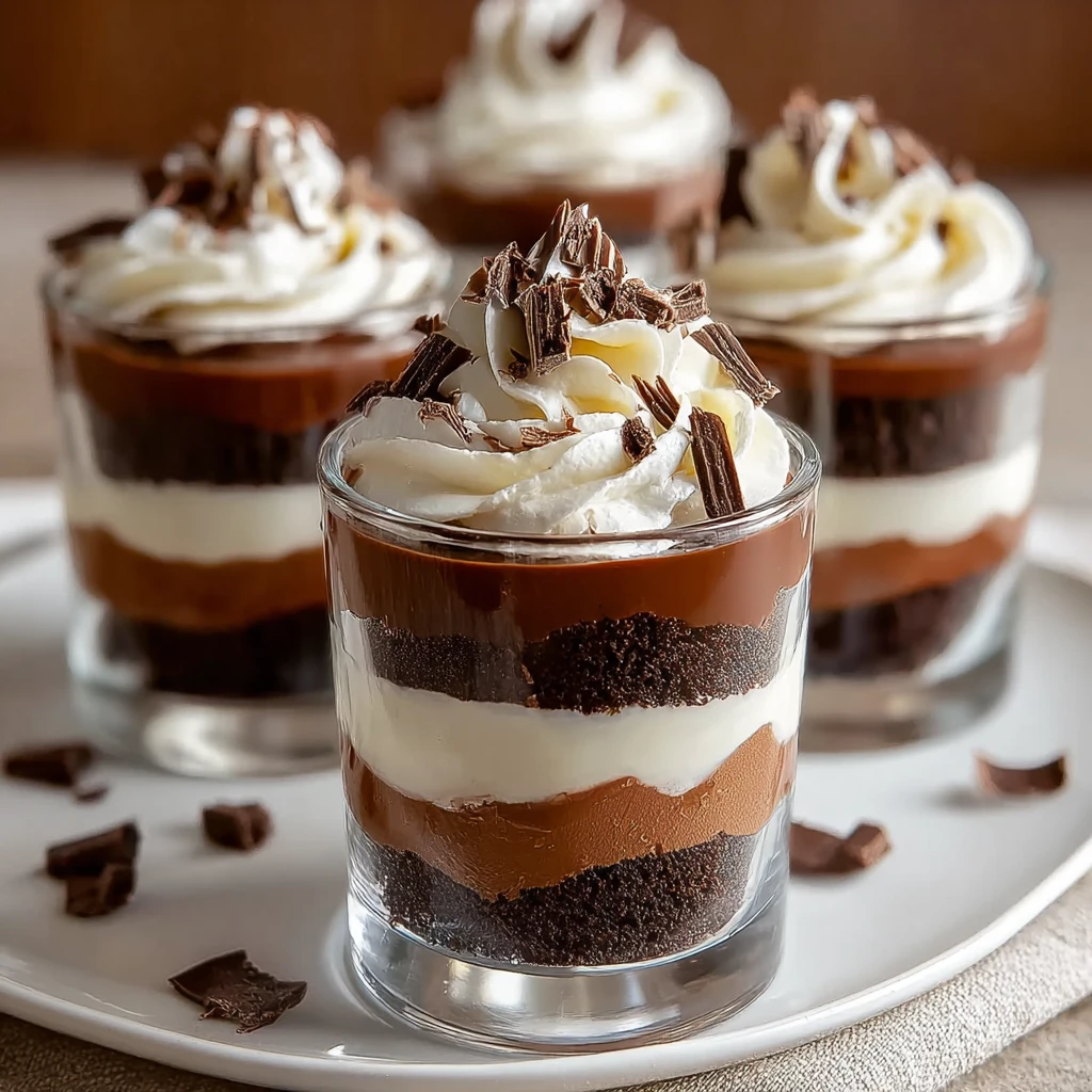 Chocolate Layer Dessert Cups Recipes Easy Chocolate Layer Dessert Cups Best Chocolate Dessert Cup Ideas Homemade Chocolate...