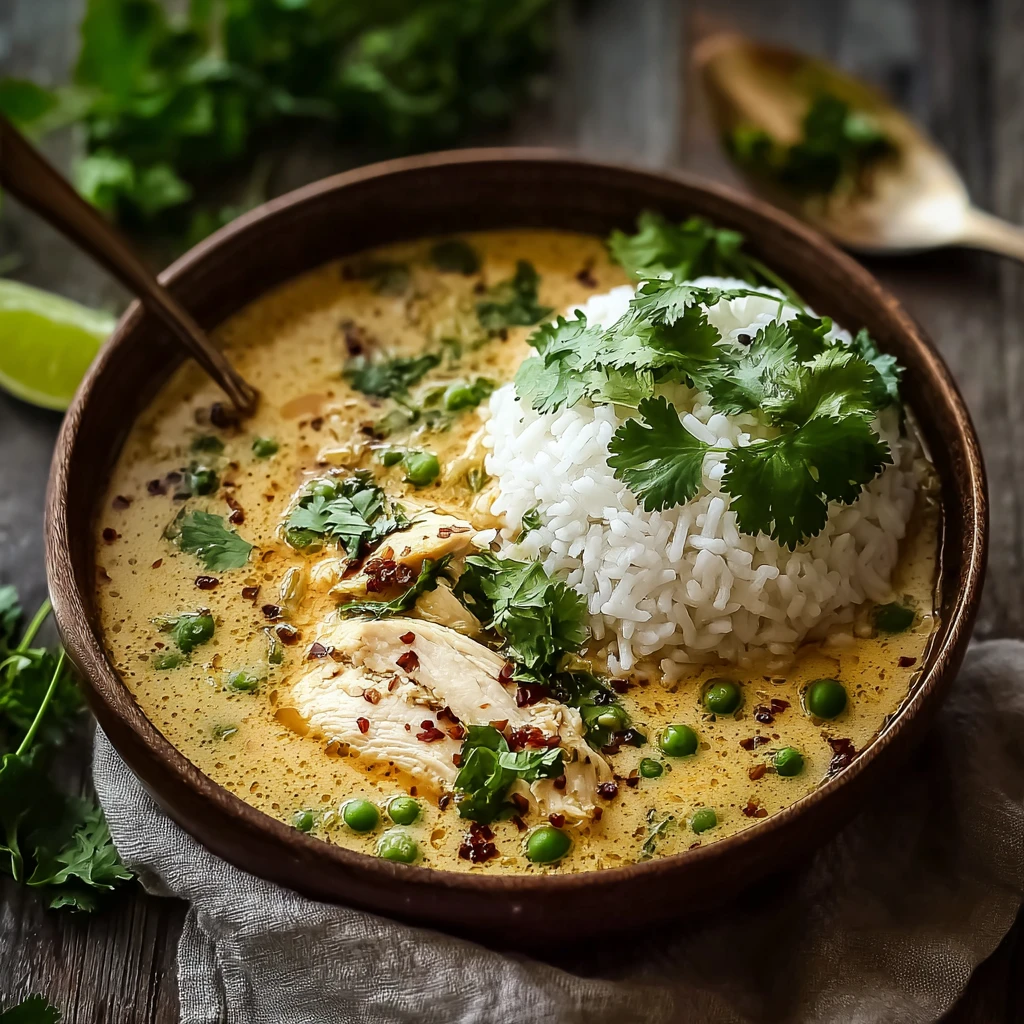 Cozy Up with Coconut Chicken Brothy Rice for Family Nights