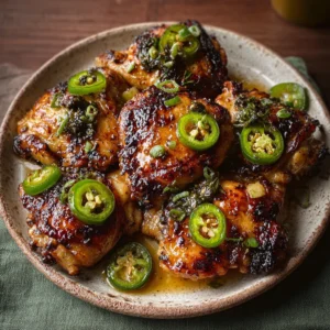 Delicious Grilled Jalapeño Chicken Thighs Recipe to Try!