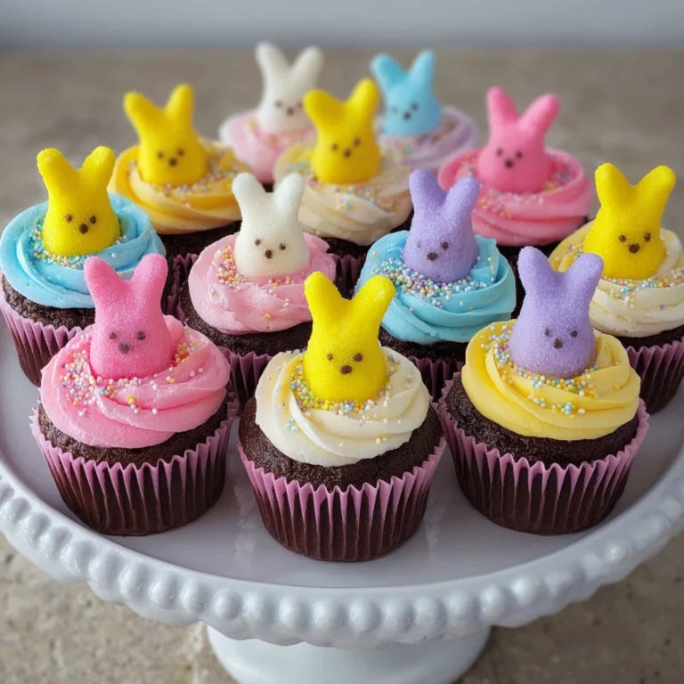 Easter Peeps Cupcakes Recipe Homemade Easter Peeps Cupcakes DIY Peeps Cupcakes For Easter Best Peeps Cupcake Ideas 2023 Ho...