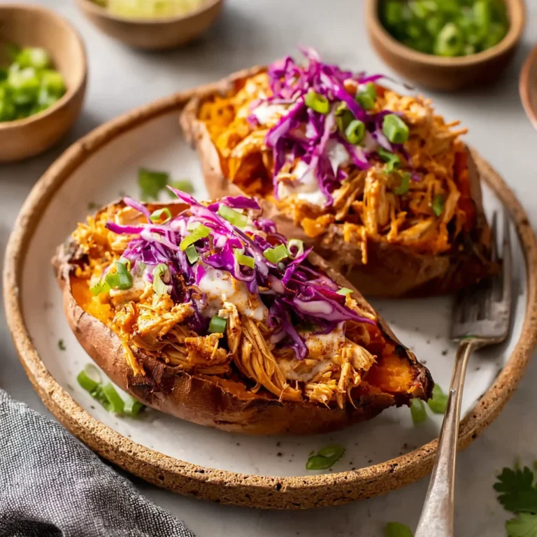 Bbq Chicken Stuffed Sweet Potatoes
