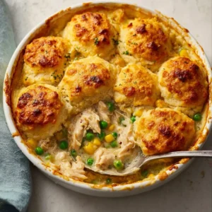 Chicken Cobbler Easy Family Dinner Casserole