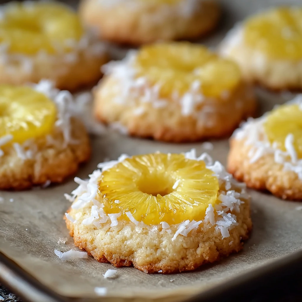 Easy Hawaiian Pineapple Coconut Thumbprint Cookies to Savor