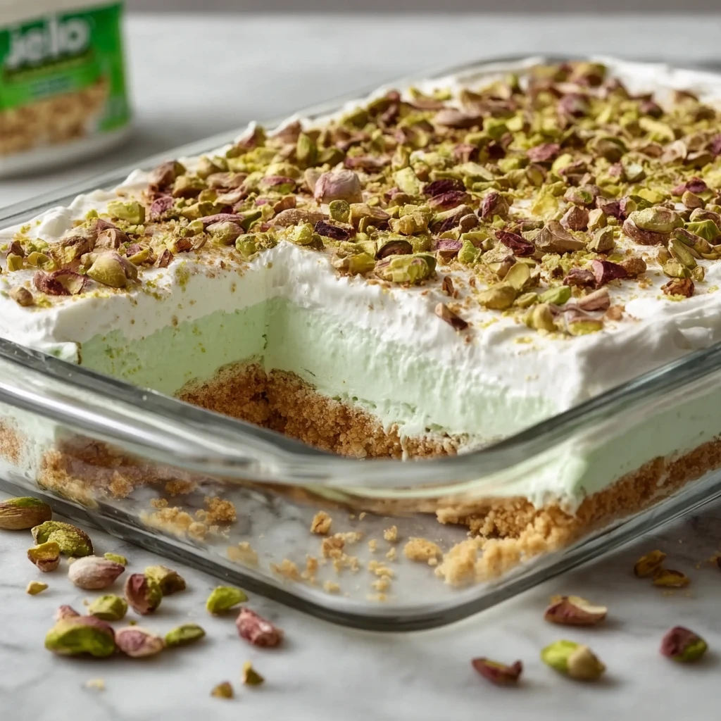 Easy Pistachio Dream Bars Recipe Homemade Pistachio Dessert Bars Creamy Pistachio Bars Five Layers Best Pistachio Layer Ba...