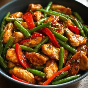 Enjoy the Flavor-Packed Garlicky Sweet Thai Chili Chicken and Green Beans Stir Fry