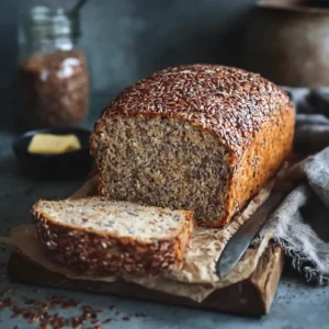 Flourless Flaxseed Bread for Healthy Mornings Made Easy