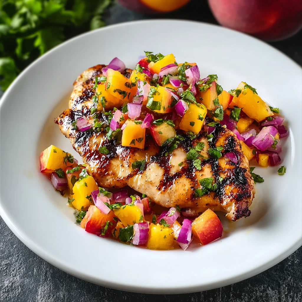 Grilled Peach Salsa Chicken: Bright Flavors for Summer Nights