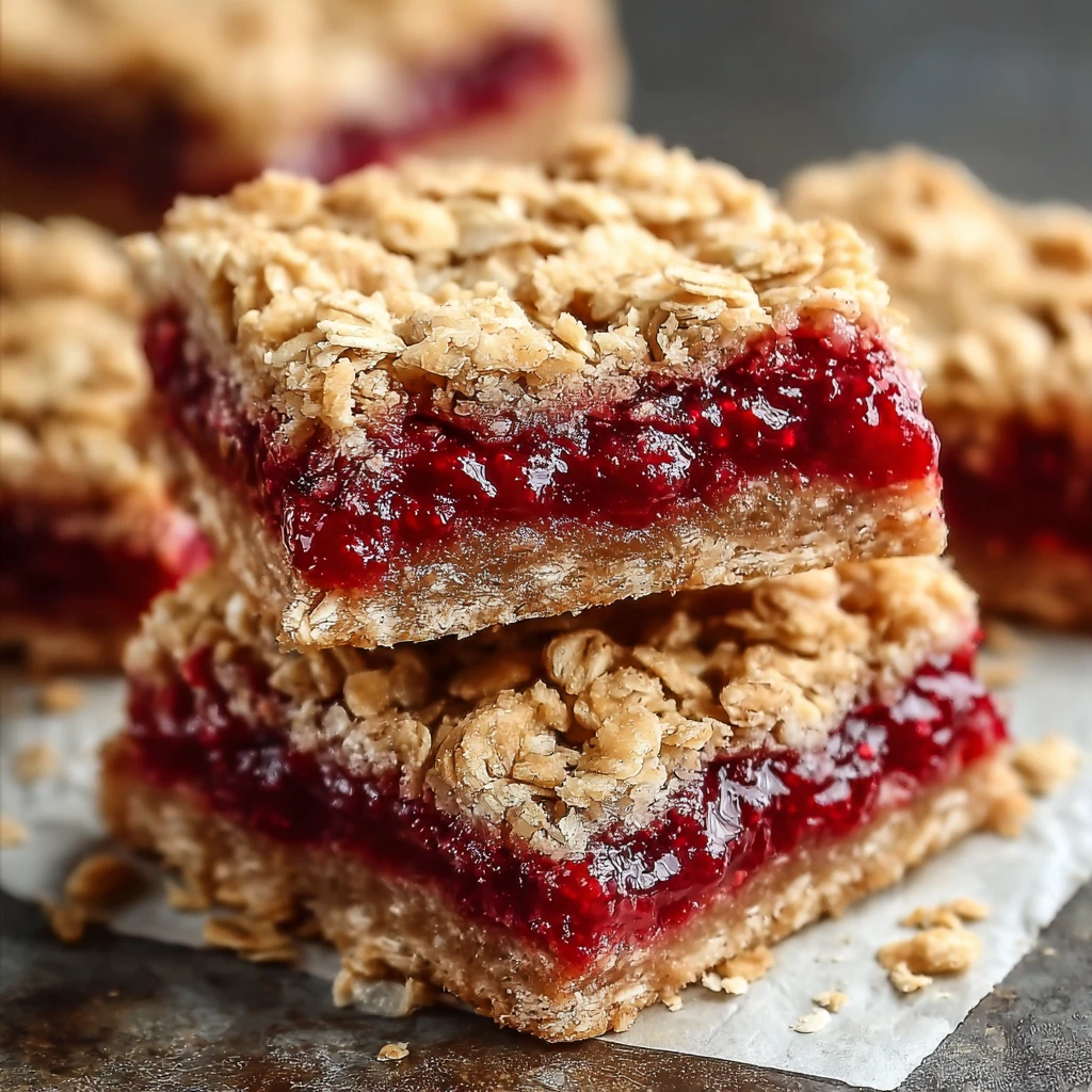 Healthy Oatmeal Jam Bars Recipe Low-calorie Oatmeal Jam Bars Vegan Chewy Oatmeal Jam Bars Gluten-free Jam-filled Oatmeal B...