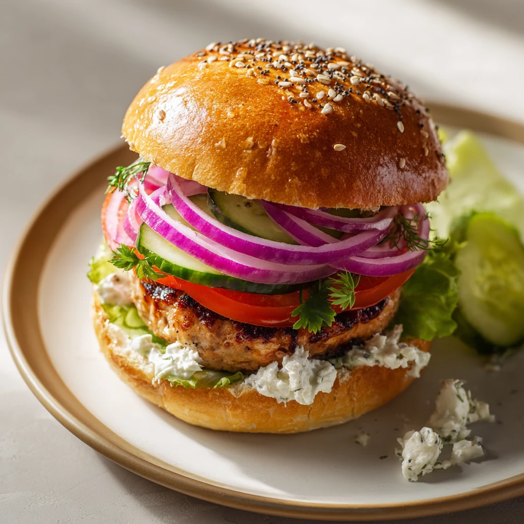 Mediterranean Turkey Burgers Recipe Best Mediterranean Turkey Burgers Gluten-free Mediterranean Turkey Burgers Low-calorie...