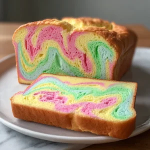 Cloud Bread Recipe Pastel Swirl Loaf: A Colorful Taste of Joy