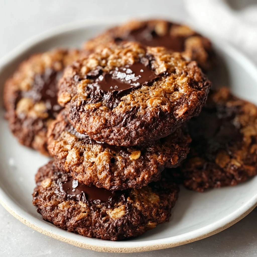 Smokey Bourbon Toffee Chocolate Oat Cookies You’ll Crave