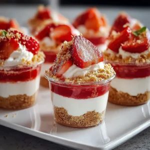 Strawberry Crunch Dessert Cups: Indulgent Summer Delight