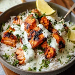 Tandoori & Yogurt-Marinated Salmon Bite Rice Bowls: Irres…