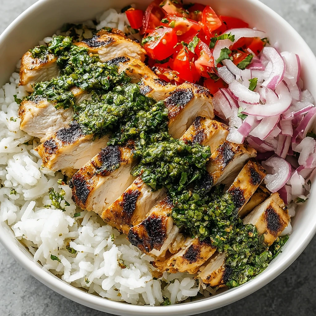 Zesty Chimichurri Chicken Bowl: Guilt-Free Indulgence