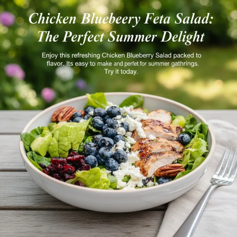 Chicken Blueberry Feta Salad