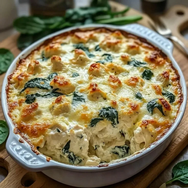 Creamy High Protein Chicken Bake
