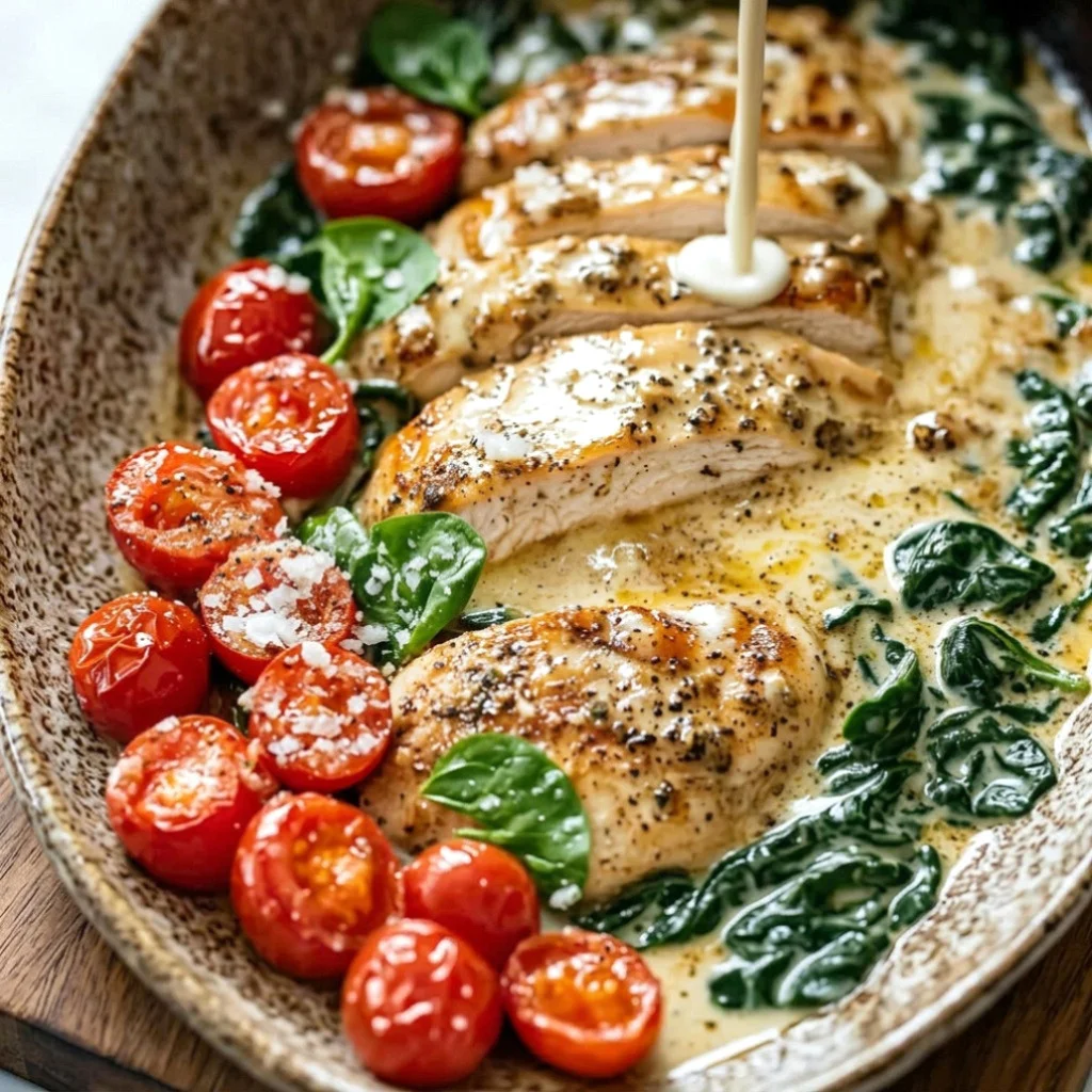 CrockPot Tuscan Garlic Chicken