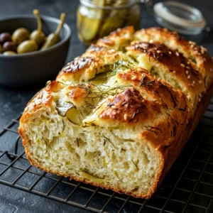 Easy Dill Pickle Bread: A Savory Twist for Your Snack Time