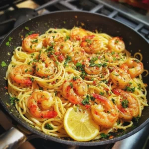 Easy Shrimp Scampi with Pasta