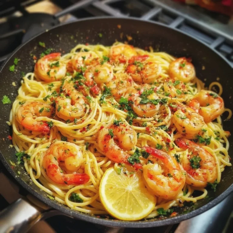 Easy Shrimp Scampi with Pasta