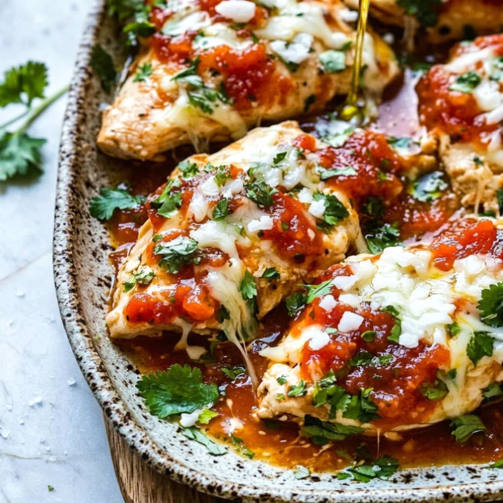 Fresh Salsa Baked Chicken