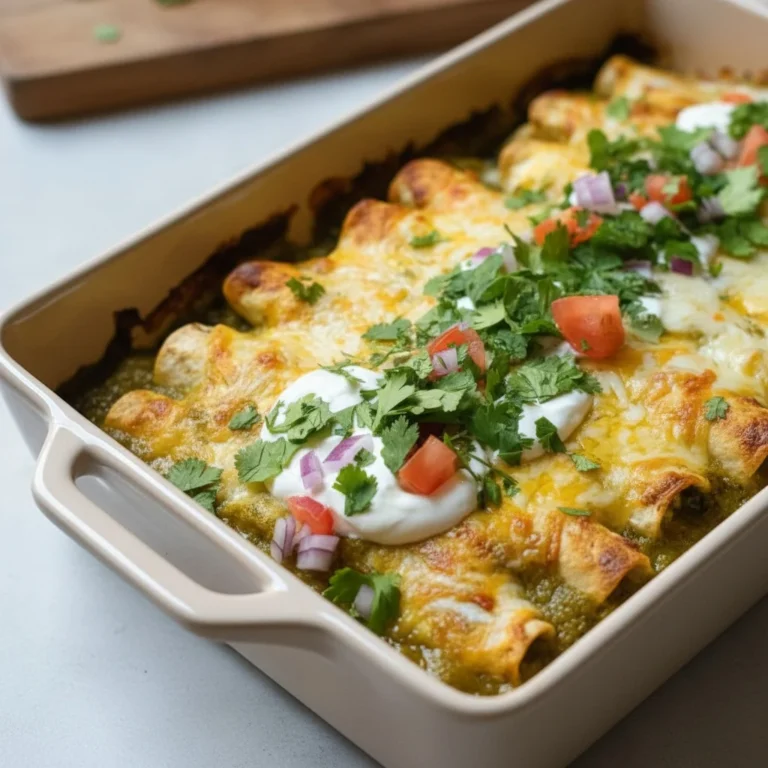 Green Chicken Enchiladas