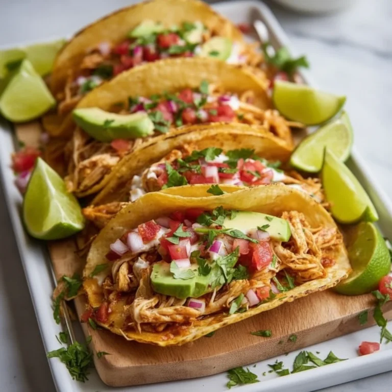 Instant Pot Chicken Tacos