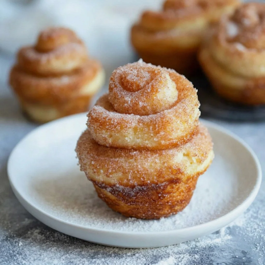 Gluten Free Cinnamon Sugar Cruffins