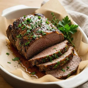 Savory 4-Ingredient Slow Cooker Honey Mustard Pork Roast