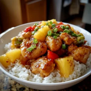 Slow Cook Pineapple Chicken