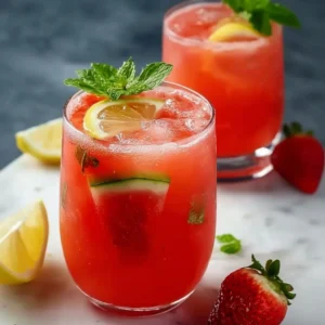 Strawberry Watermelon Lemonade