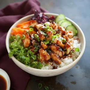 Teriyaki Chicken Rice Bowl