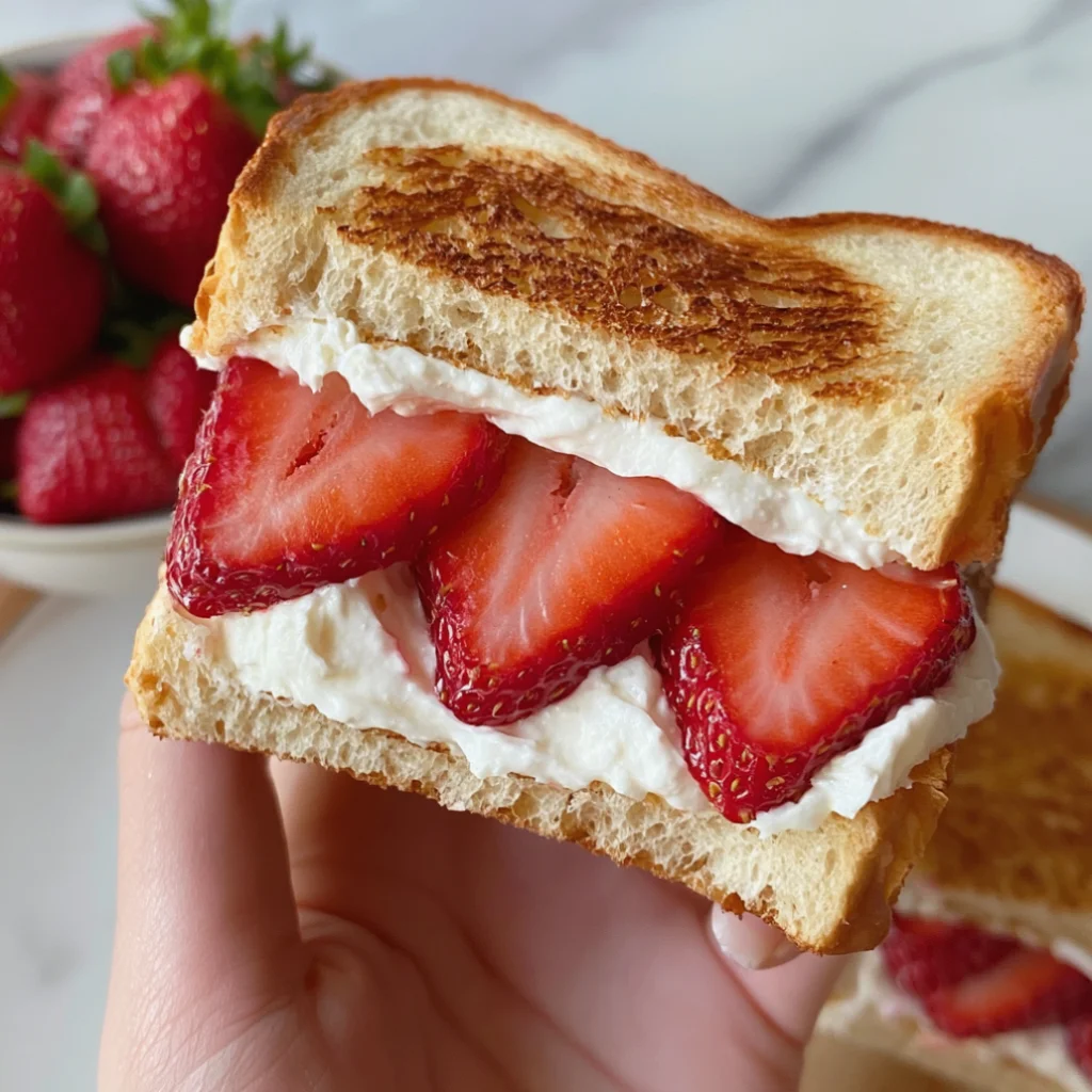 4-Ingredient Strawberry Sandwich