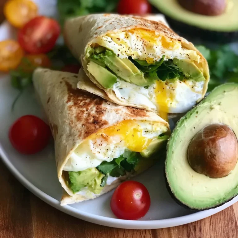 5-Minute Egg Avocado Wrap